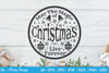Round Christmas Ornaments SVG Bundle for Cricut