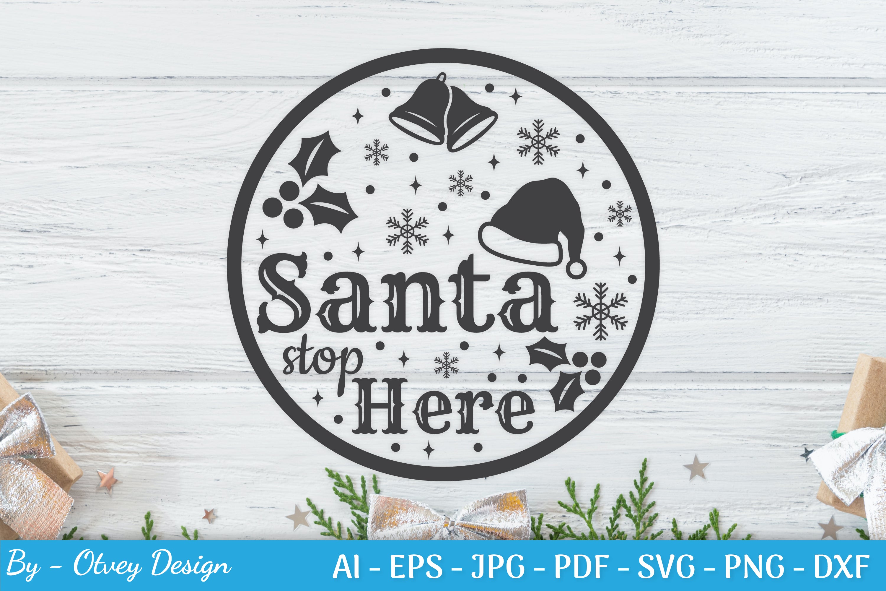 Round Christmas Ornaments SVG Bundle for Cricut