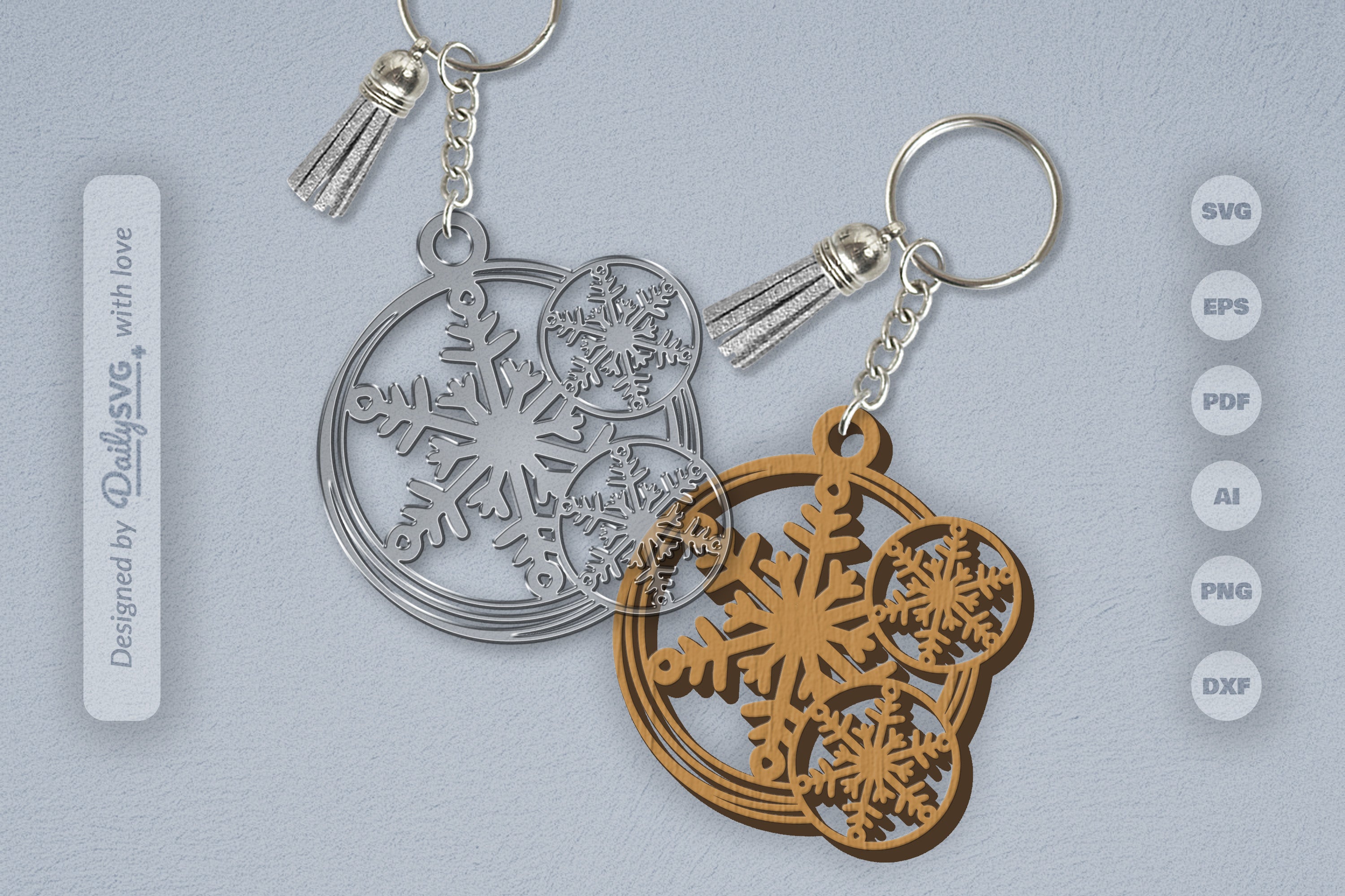 SVG Round Snowflake SVG Bundle 14