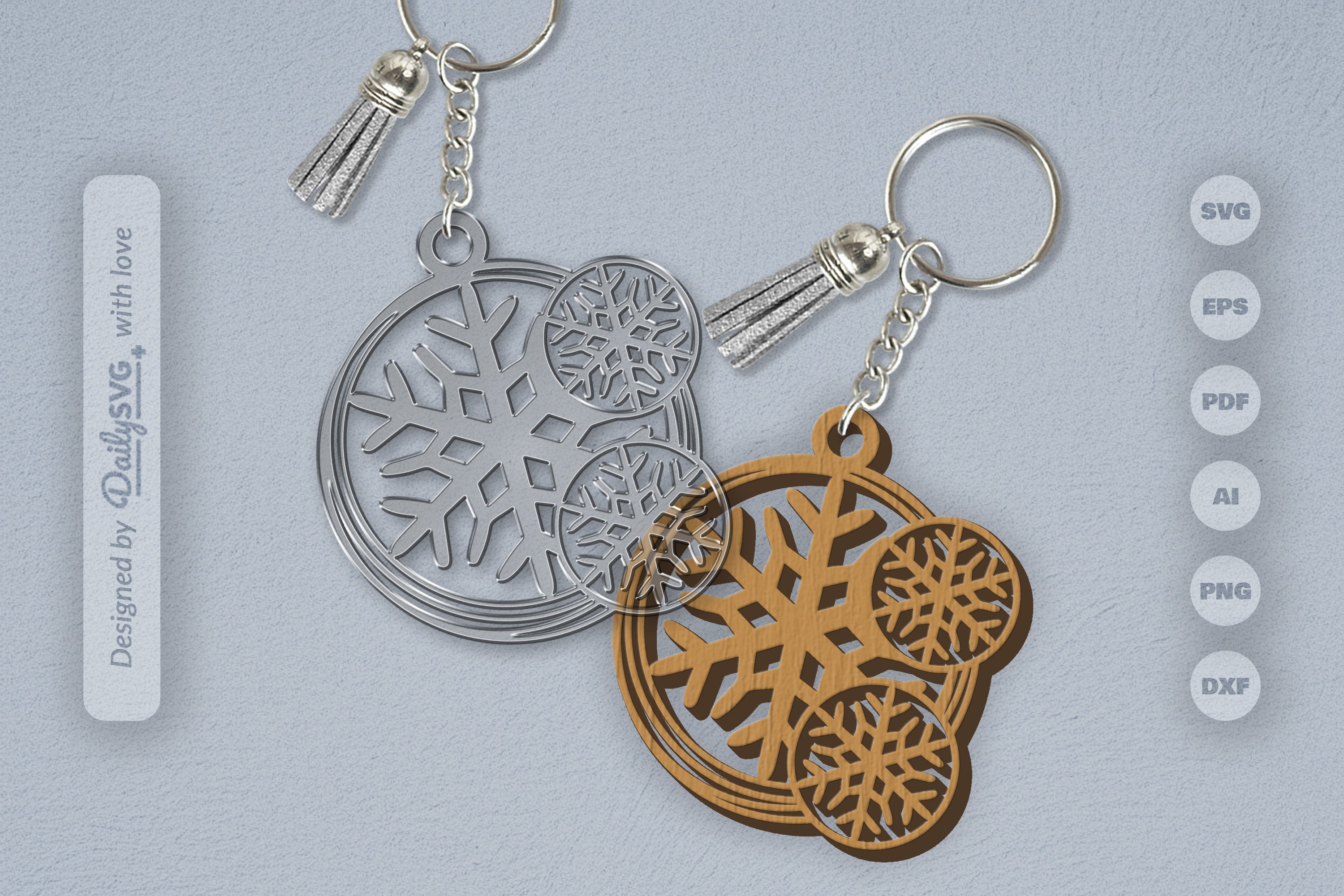 SVG Round Snowflake SVG Bundle 8