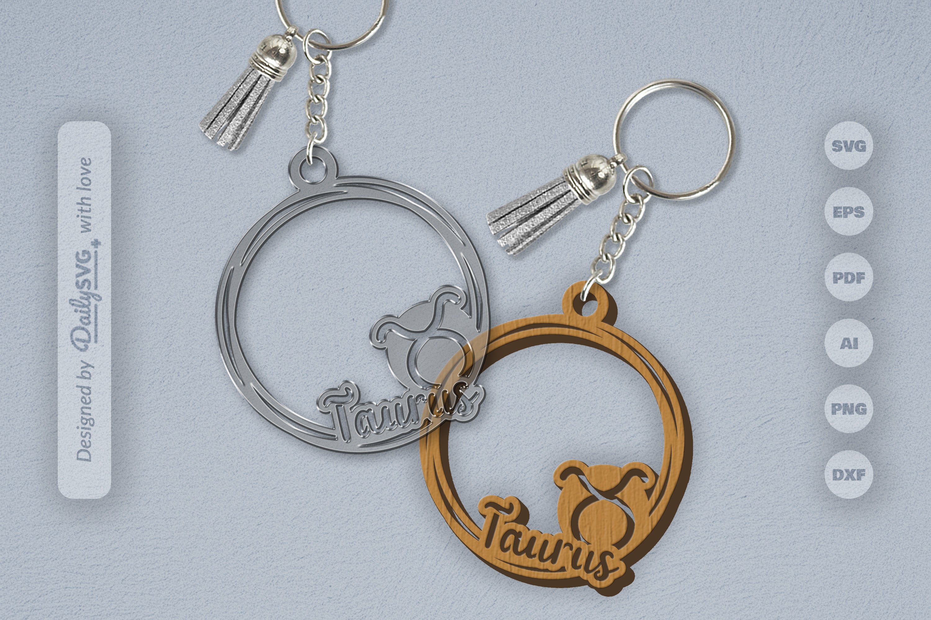 SVG Round Zodiac Taurus SVG Bundle