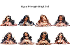 Royal Princess Black Girl - CraftNest - Digital Crafting and Art
