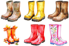 Rubber Boots Clipart - CraftNest - Digital Crafting and Art