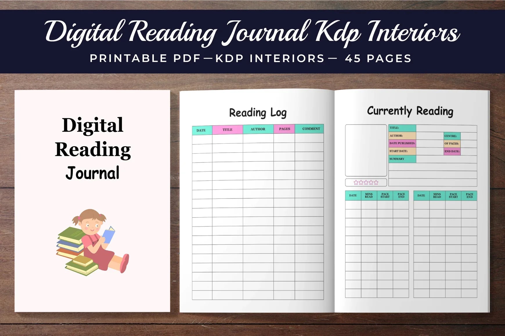 Reading Planner - CraftNest - Digital Crafting and Art