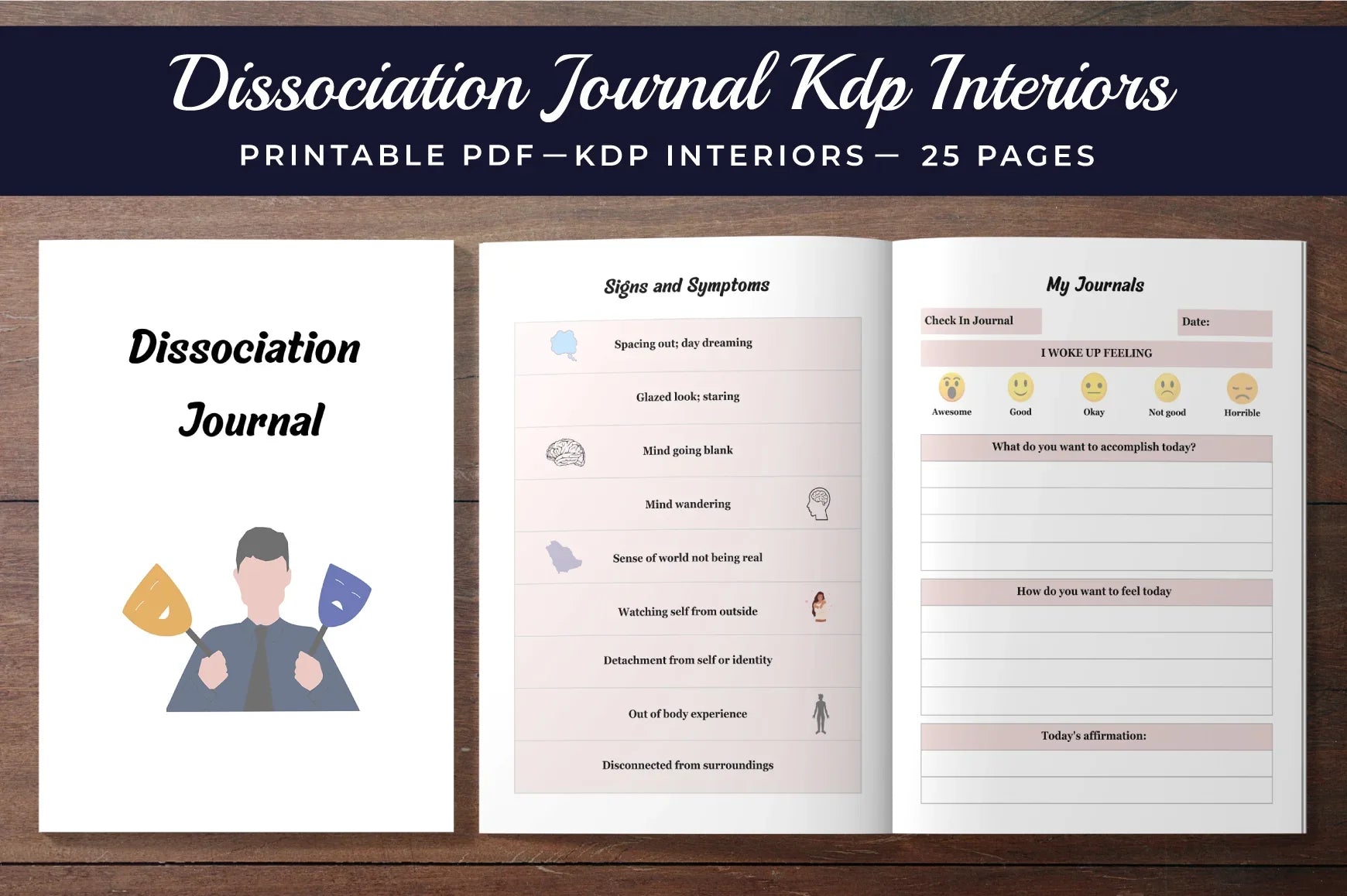 Dissociation Planner  Bundle - CraftNest - Digital Crafting and Art