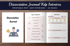 Dissociation Planner  Bundle - CraftNest - Digital Crafting and Art