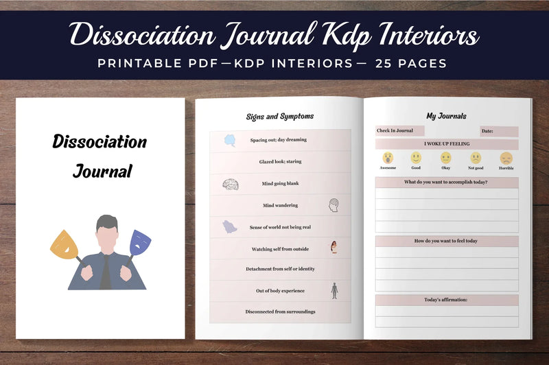 Dissociation Planner  Bundle - CraftNest - Digital Crafting and Art