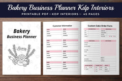 Bakery Business Planner  Bundle - CraftNest - Digital Crafting and Art