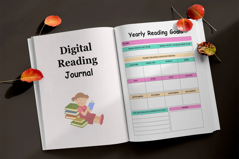 Reading Planner - CraftNest - Digital Crafting and Art