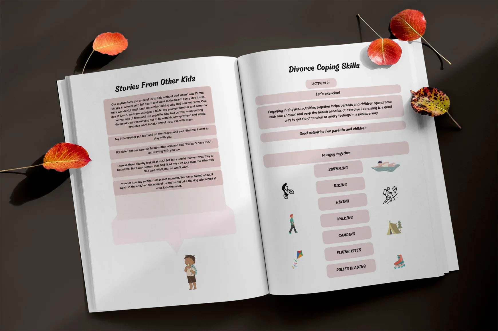Coping With Divorce for Kids Planner - CraftNest - Digital Crafting and Art