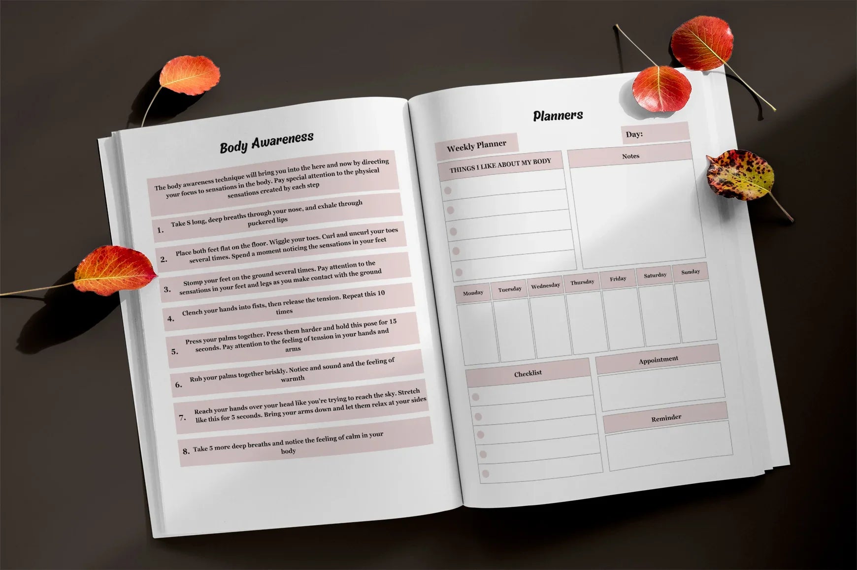 Dissociation Planner  Bundle - CraftNest - Digital Crafting and Art