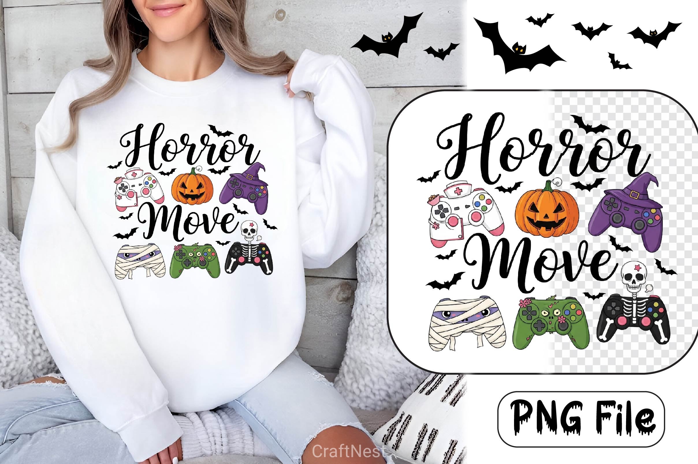 Groovy Halloween Clipart Bundle 20 - CraftNest - Digital Crafting and Art