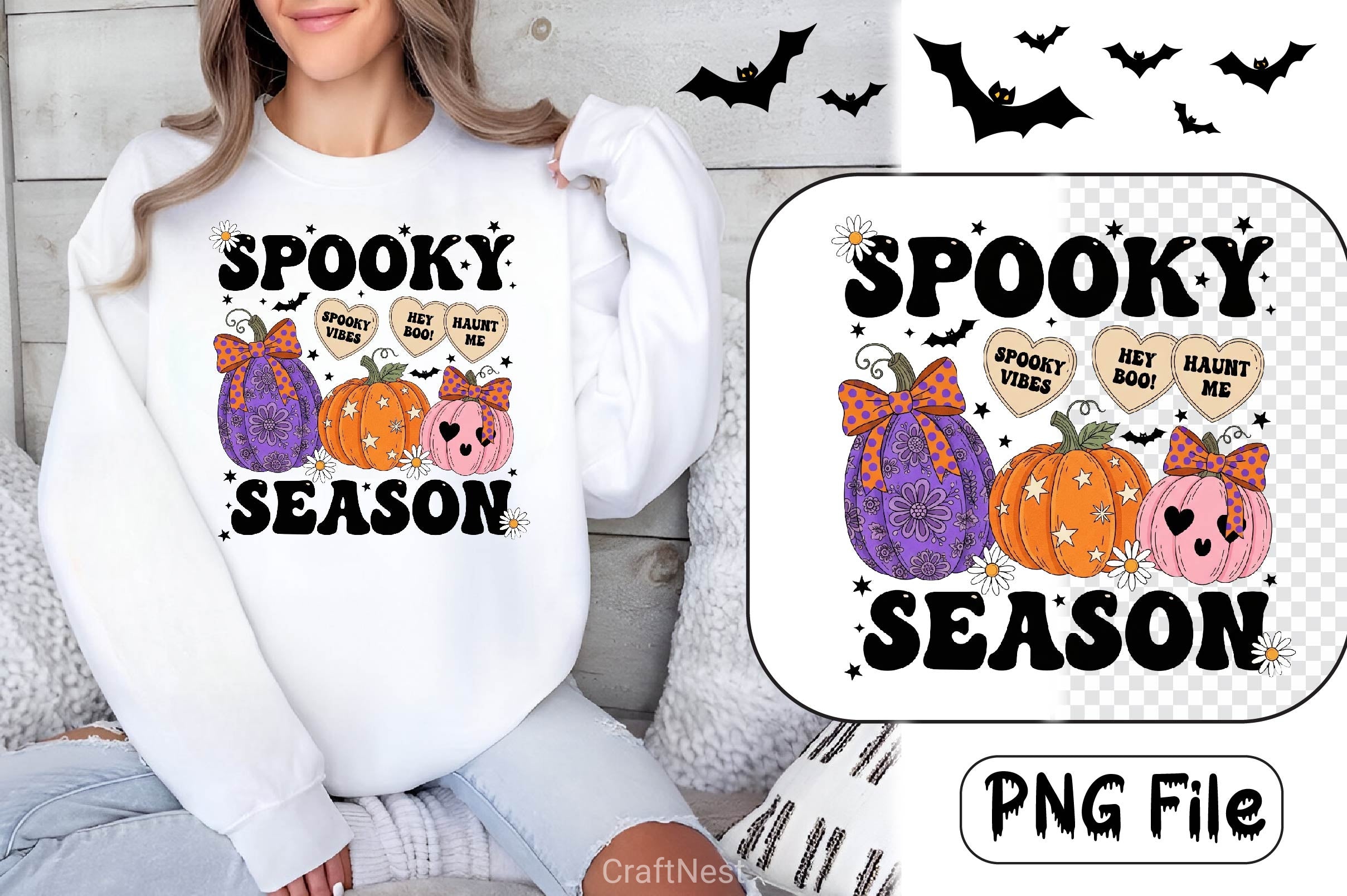 Groovy Halloween Clipart Bundle 7 - CraftNest - Digital Crafting and Art