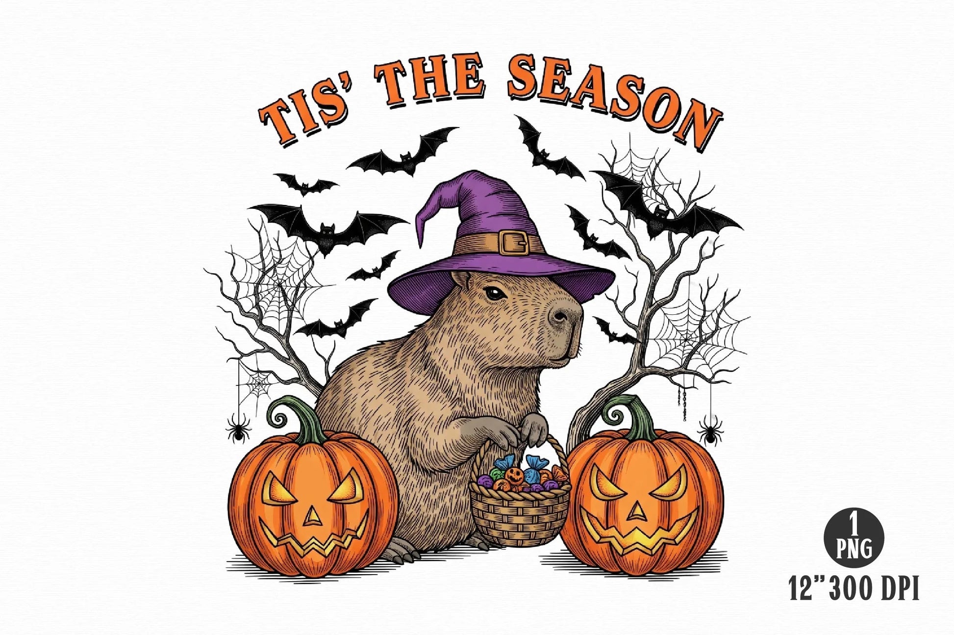 Halloween Capybara Clipart Bundle 9 - CraftNest - Digital Crafting and Art