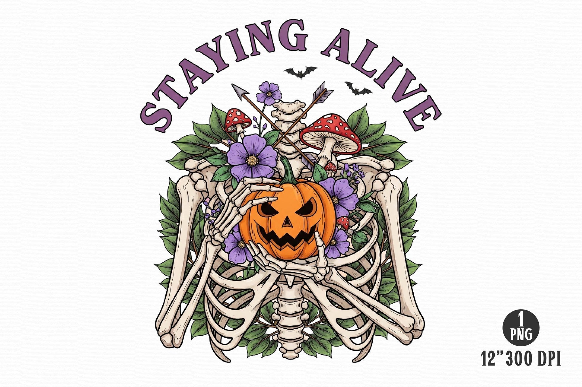 Skeleton Halloween Quote Clipart Bundle 5 - CraftNest - Digital Crafting and Art