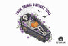 Skeleton Halloween Quote Clipart Bundle 6