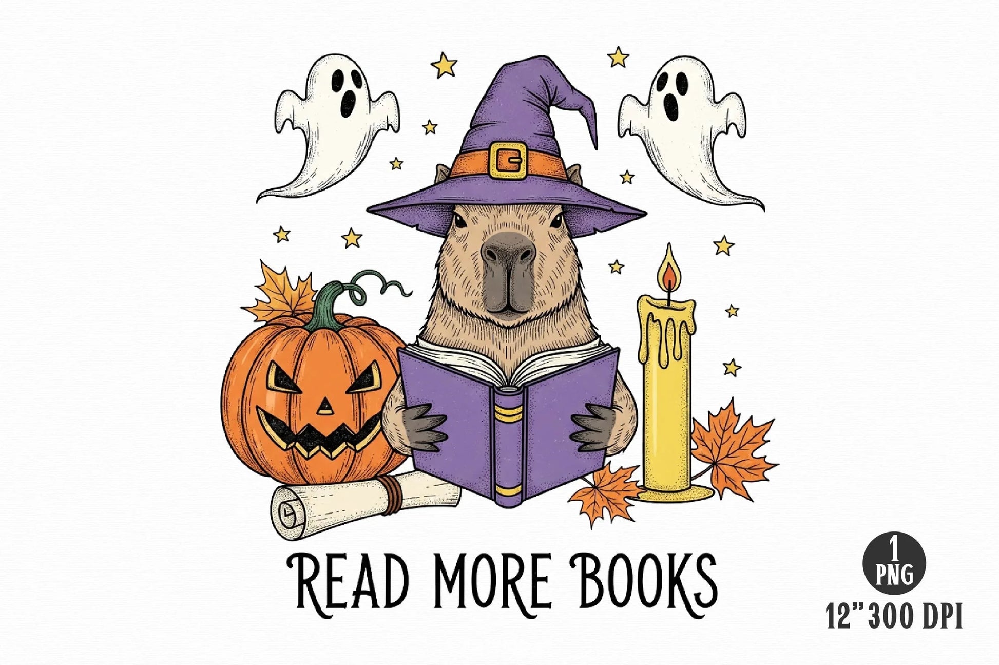 Halloween Capybara Clipart Bundle 3 - CraftNest - Digital Crafting and Art