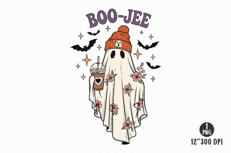 Retro Halloween Ghost Clipart Bundle - CraftNest - Digital Crafting and Art