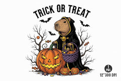 Halloween Capybara Clipart Bundle 9 - CraftNest - Digital Crafting and Art