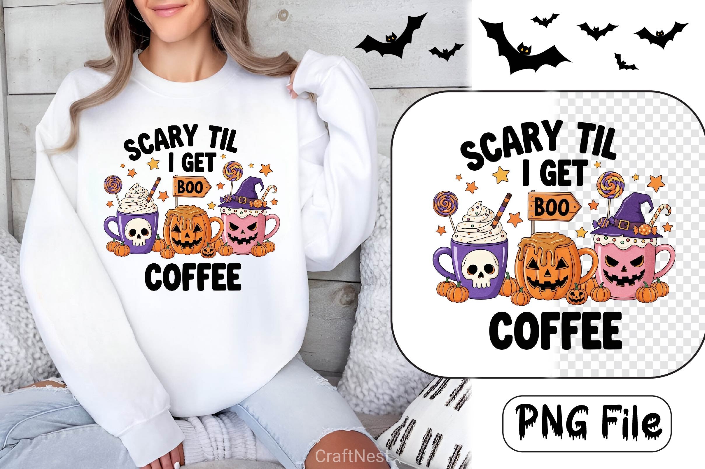 Groovy Halloween Clipart Bundle 19 - CraftNest - Digital Crafting and Art