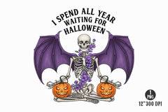 Skeleton Halloween Quote Clipart Bundle 9 - CraftNest - Digital Crafting and Art