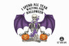 Skeleton Halloween Quote Clipart Bundle 9