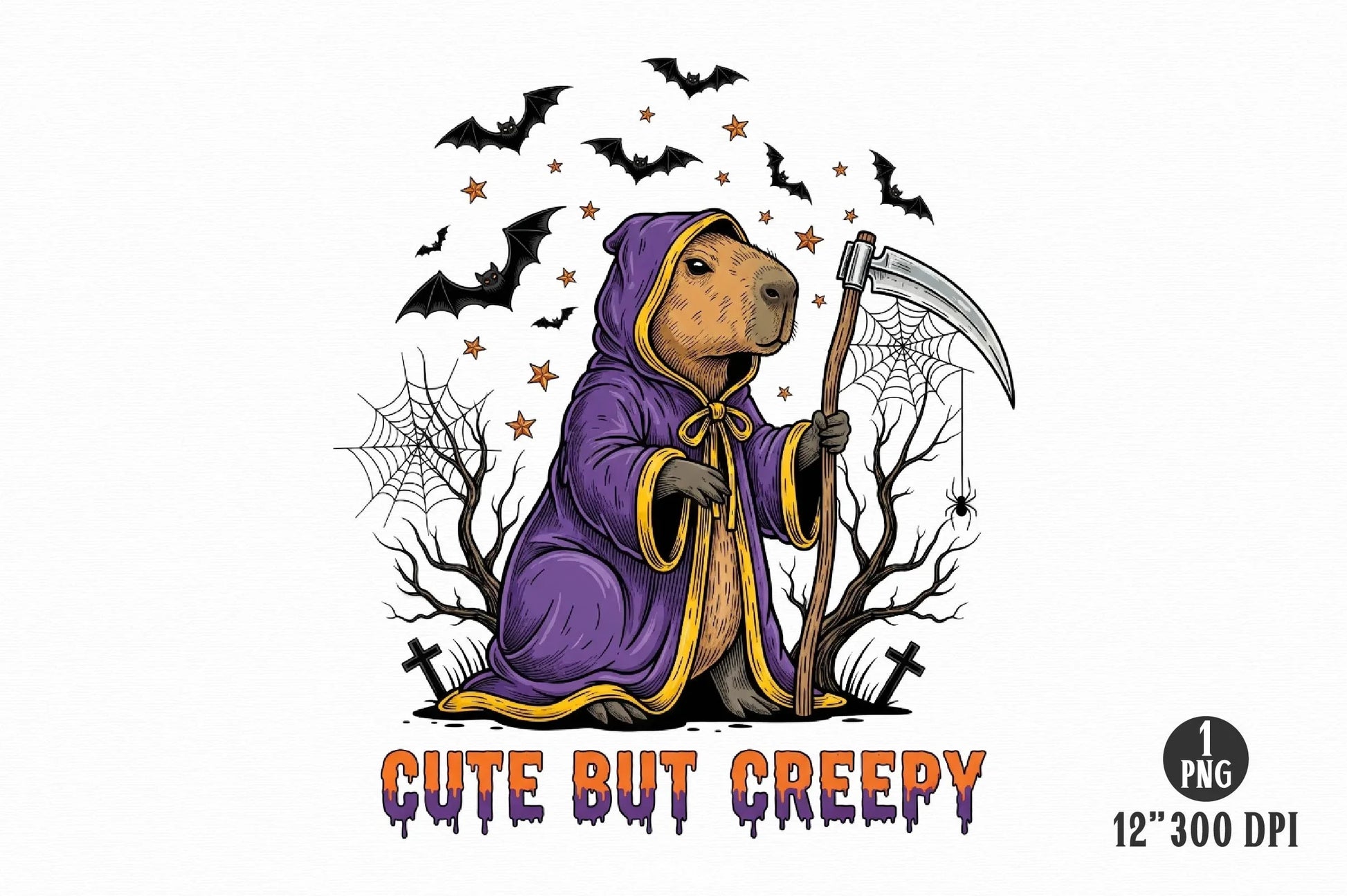 Halloween Capybara Clipart Bundle 5 - CraftNest - Digital Crafting and Art