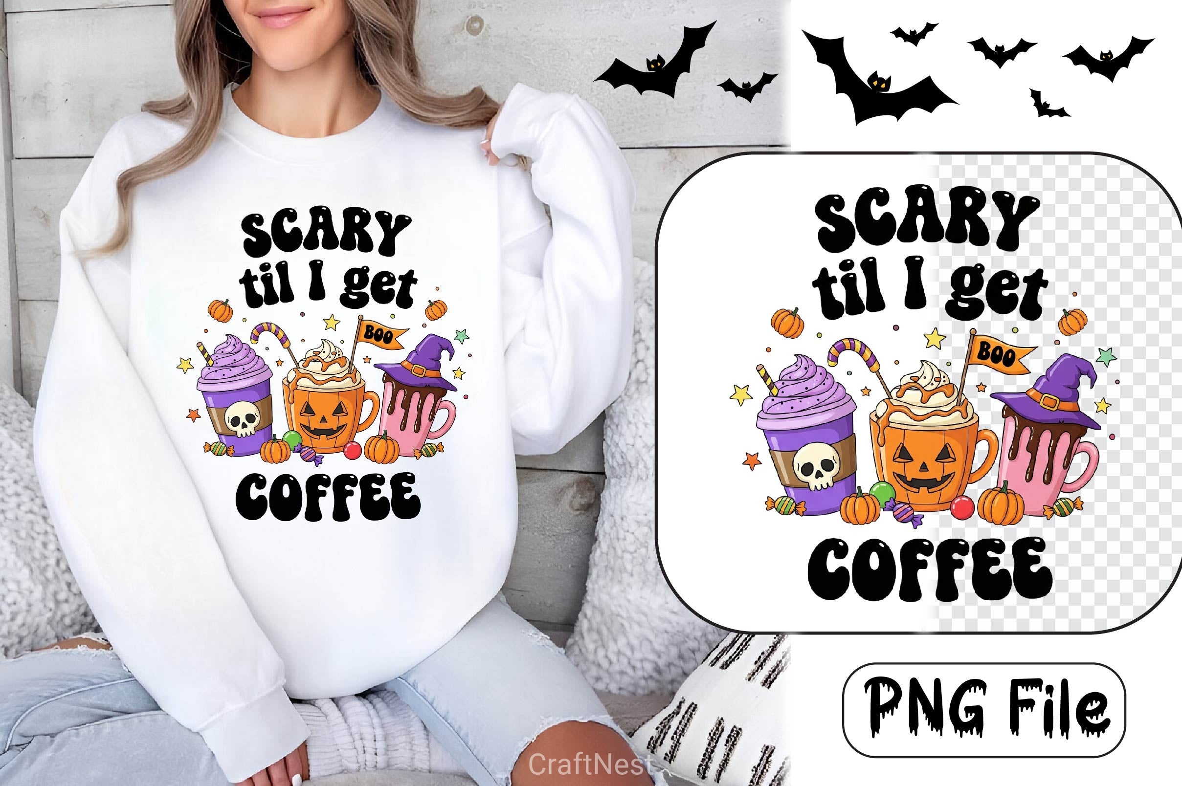 Groovy Halloween Clipart Bundle 2 - CraftNest - Digital Crafting and Art