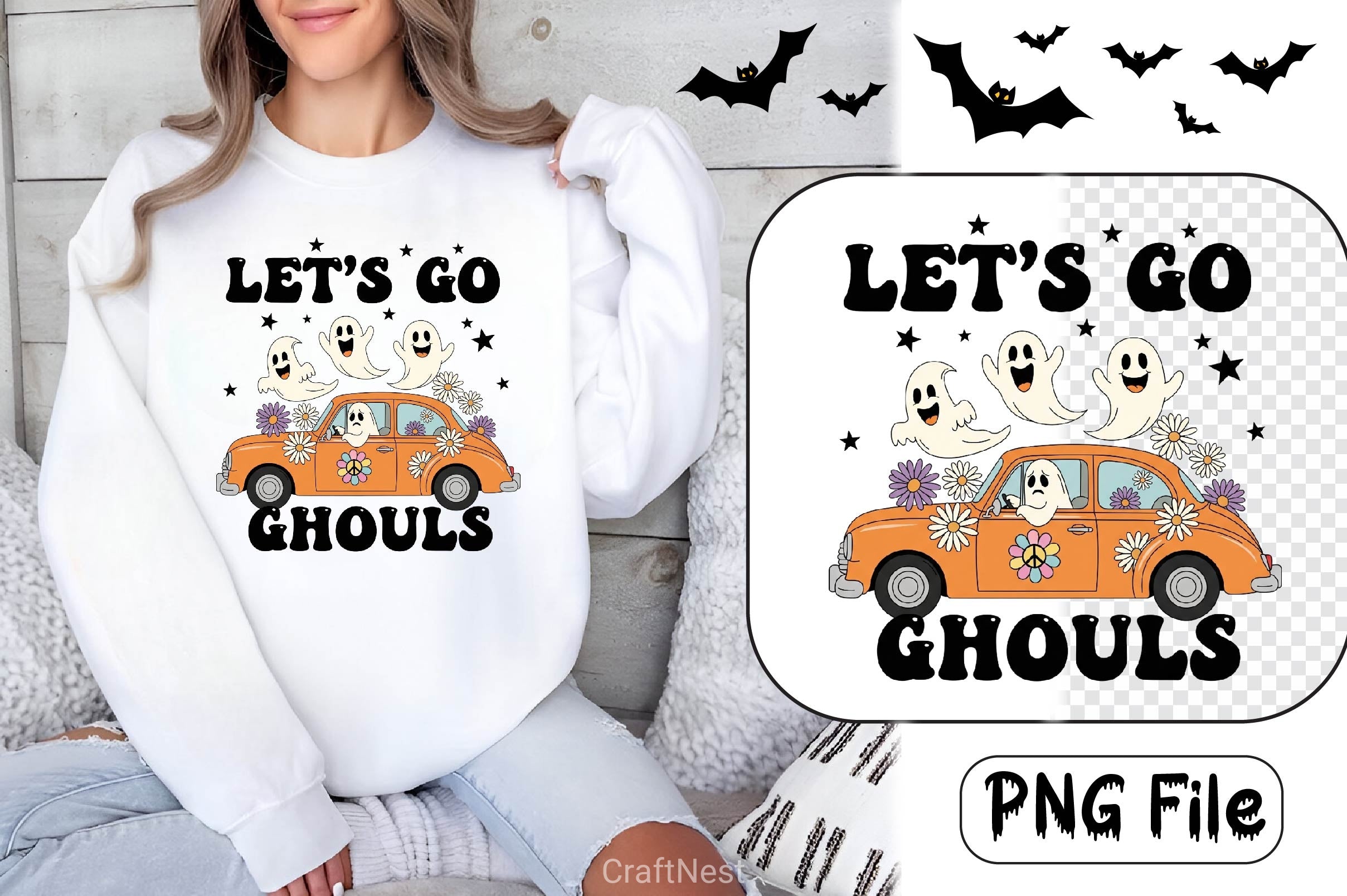 Groovy Halloween Clipart Bundle 16 - CraftNest - Digital Crafting and Art