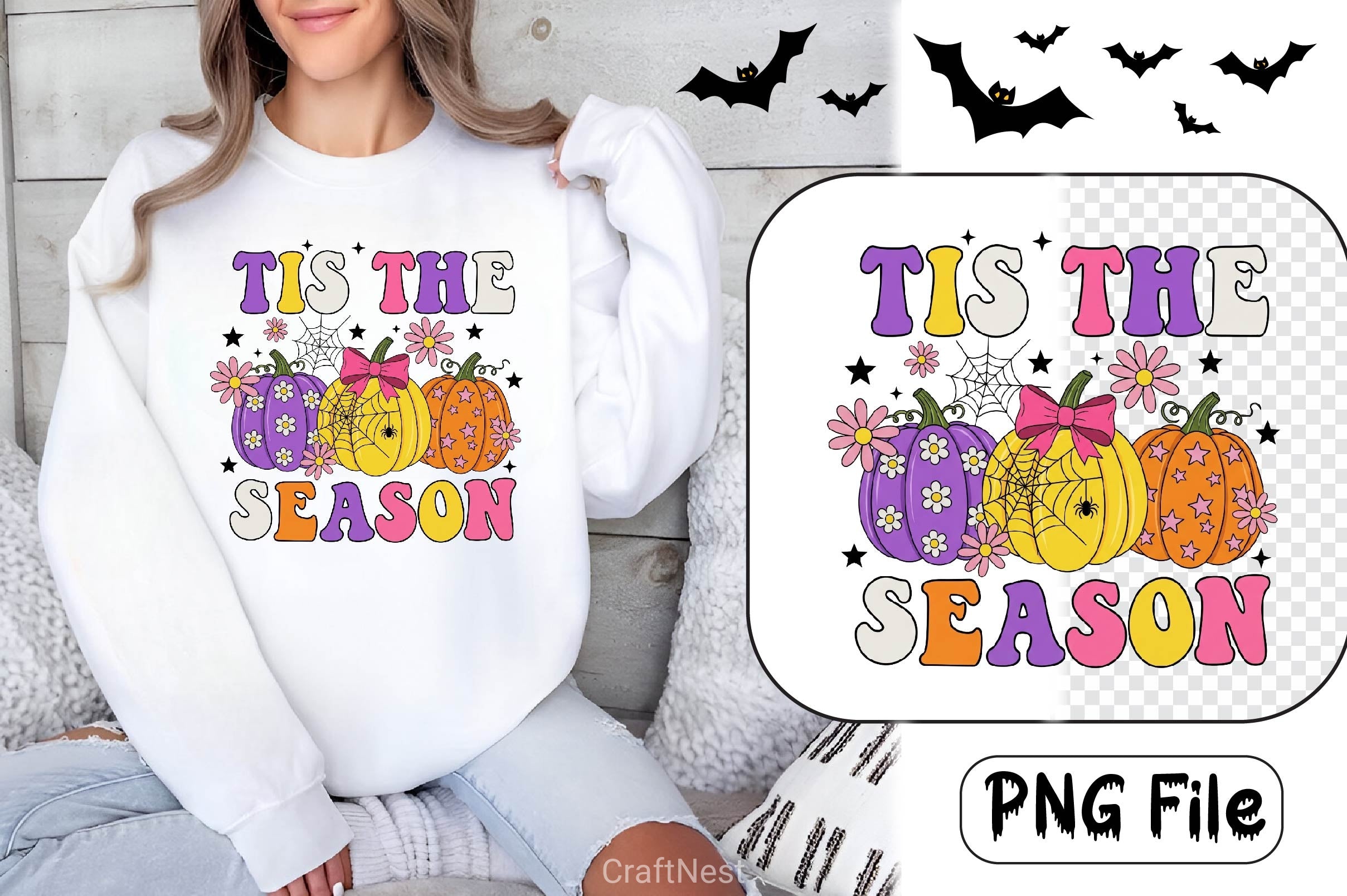 Groovy Halloween Clipart Bundle 8 - CraftNest - Digital Crafting and Art