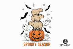 Halloween Capybara Clipart Bundle 9 - CraftNest - Digital Crafting and Art