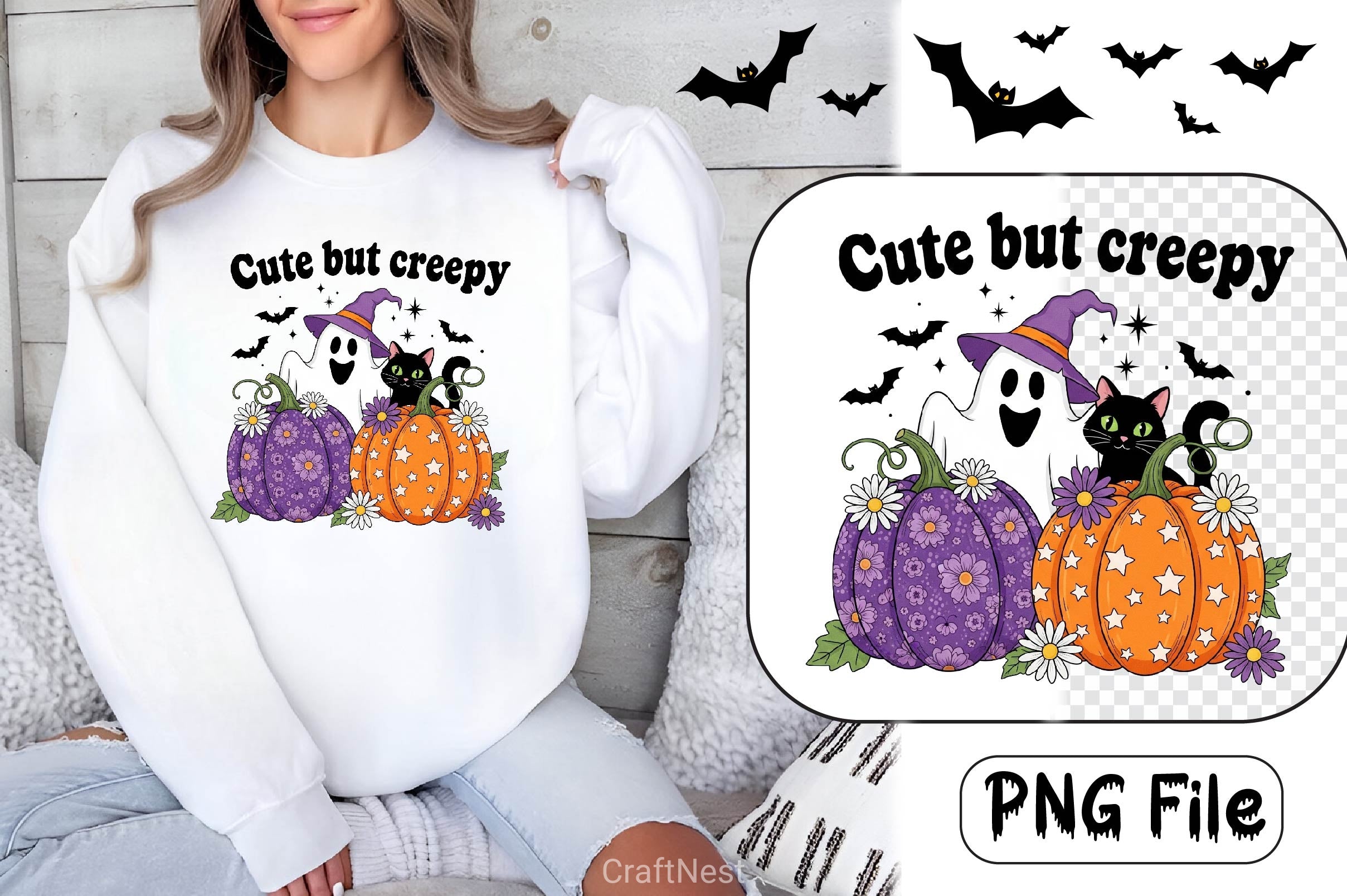 Groovy Halloween Clipart Bundle 18 - CraftNest - Digital Crafting and Art
