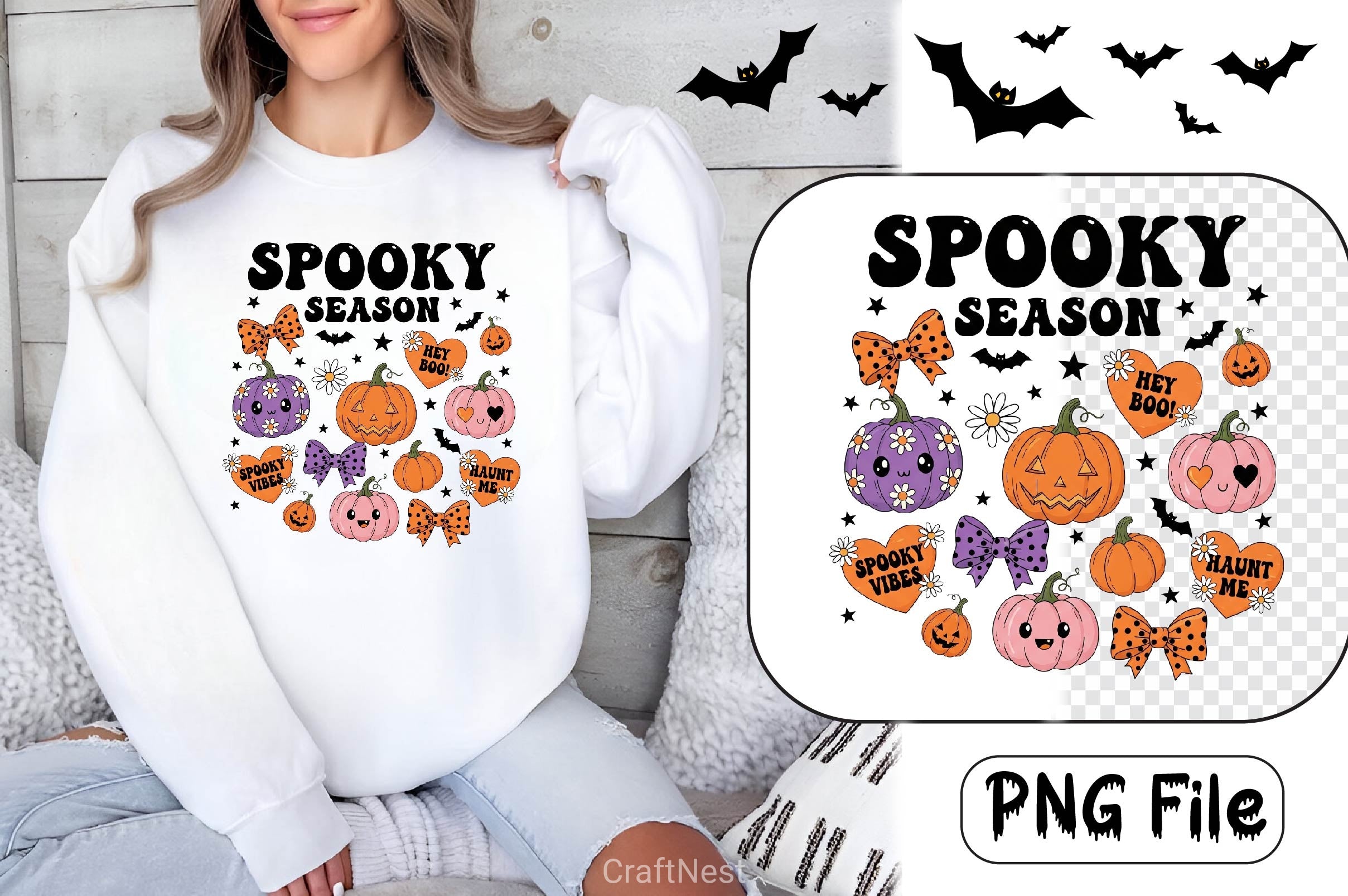 Groovy Halloween Clipart Bundle 9 - CraftNest - Digital Crafting and Art