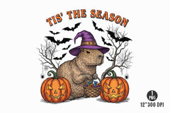 Halloween Capybara Clipart Bundle 11 - CraftNest - Digital Crafting and Art