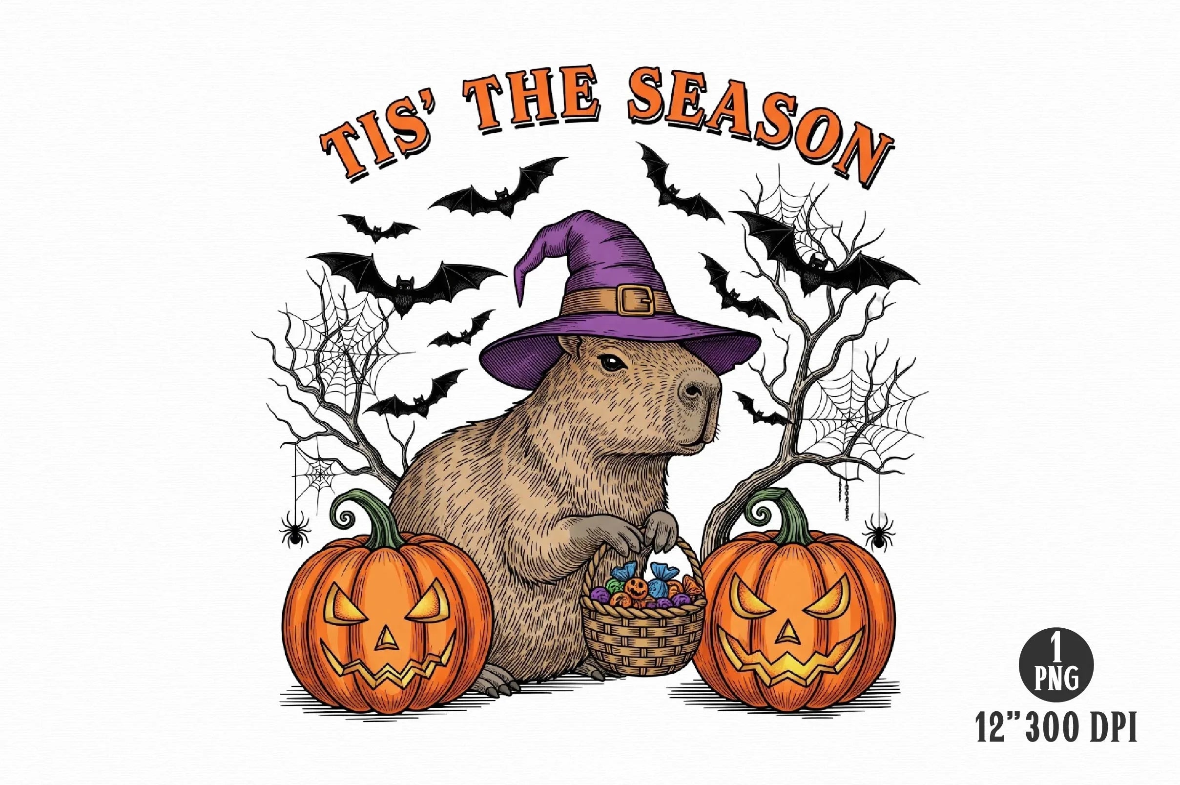 Halloween Capybara Clipart Bundle 11 - CraftNest - Digital Crafting and Art