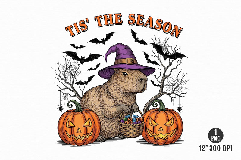 Halloween Capybara Clipart Bundle 11 - CraftNest - Digital Crafting and Art
