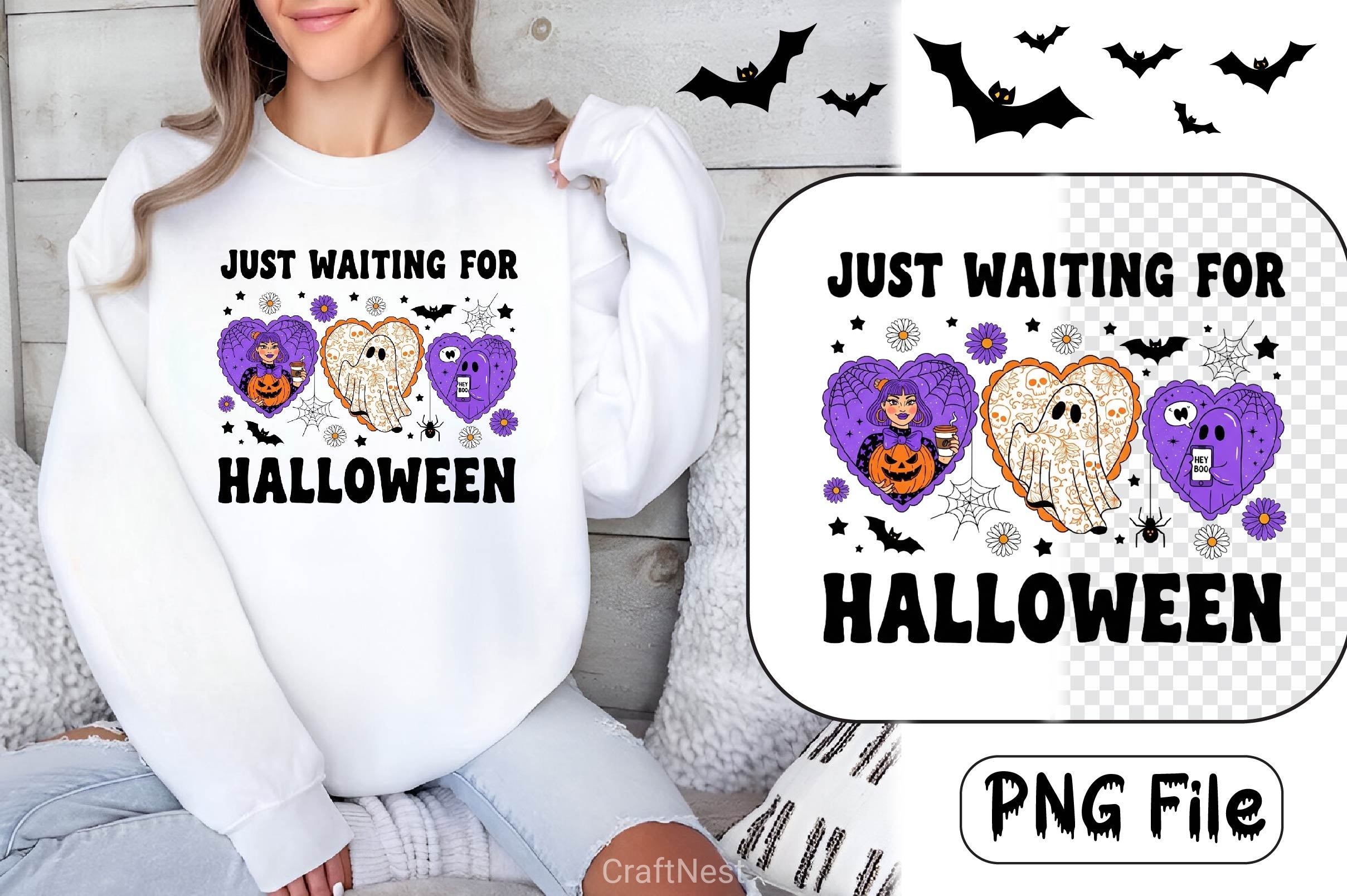 Groovy Halloween Clipart Bundle 21 - CraftNest - Digital Crafting and Art