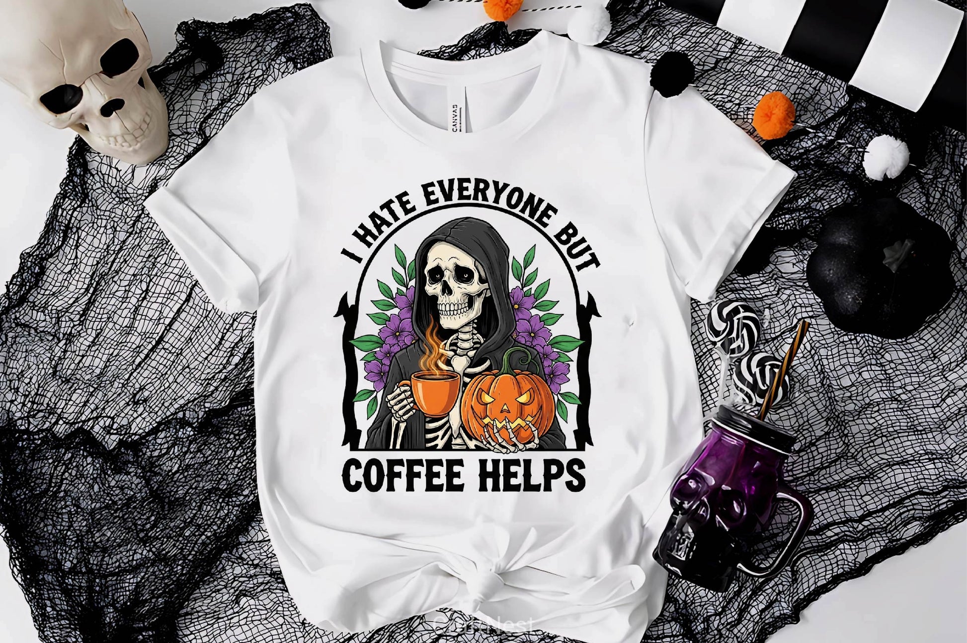 Skeleton Halloween Quote Clipart Bundle 3 - CraftNest - Digital Crafting and Art