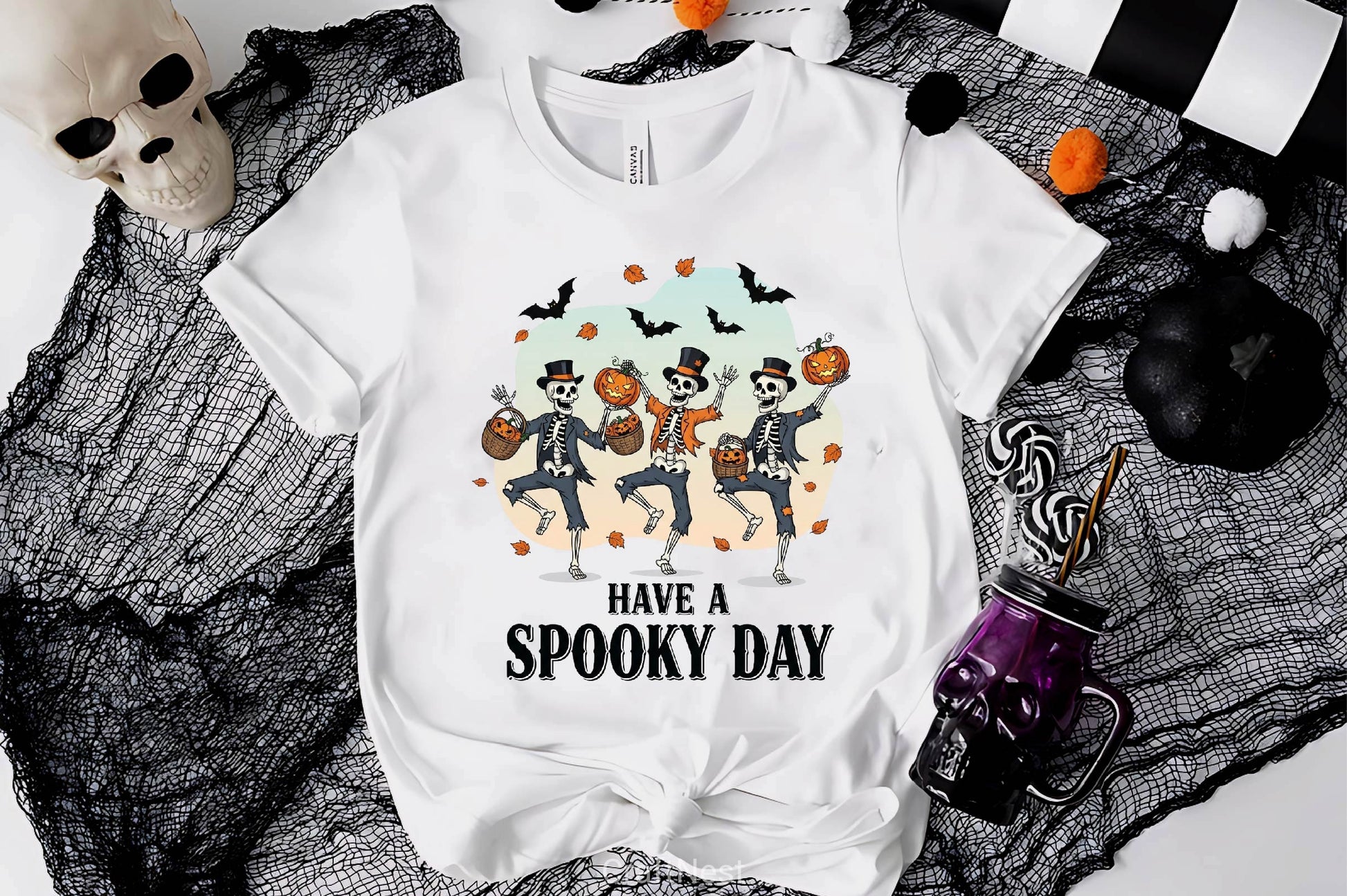 Skeleton Halloween Quote Clipart Bundle 4 - CraftNest - Digital Crafting and Art