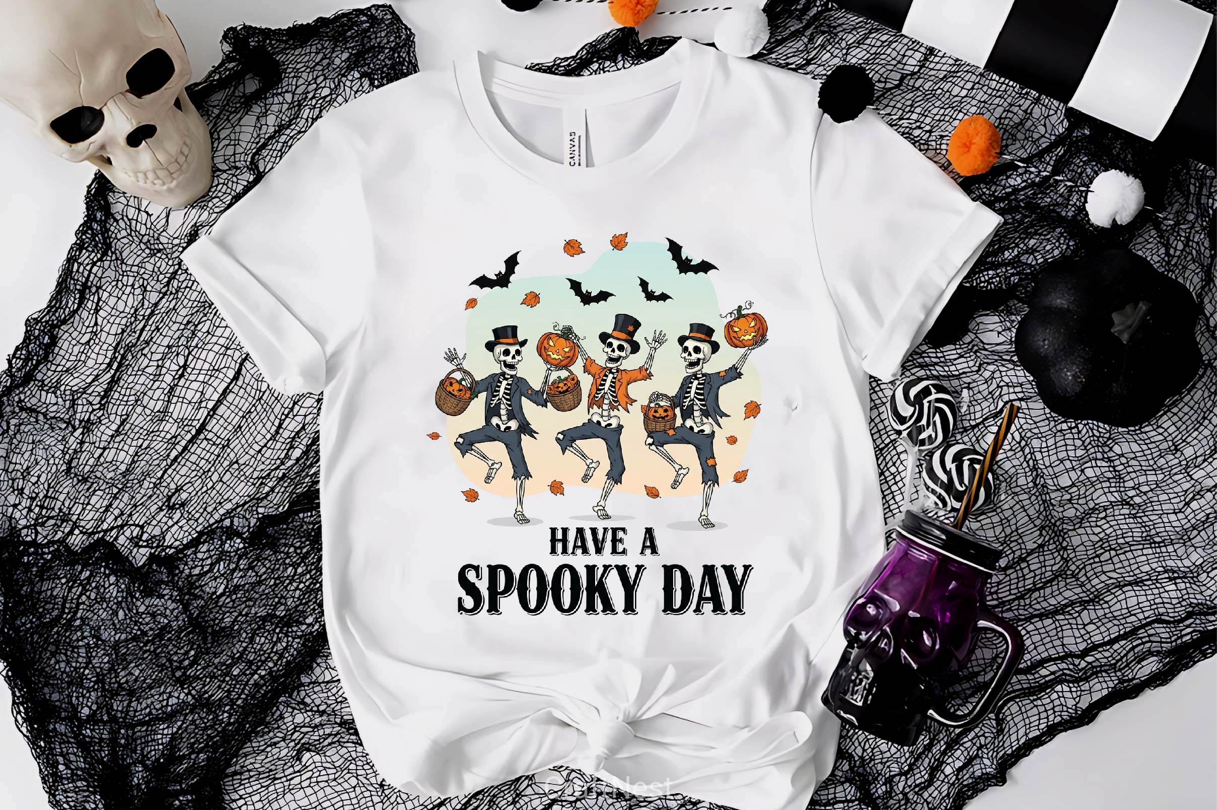 Skeleton Halloween Quote Clipart Bundle 4 - CraftNest - Digital Crafting and Art
