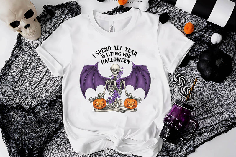 Skeleton Halloween Quote Clipart Bundle 9 - CraftNest - Digital Crafting and Art