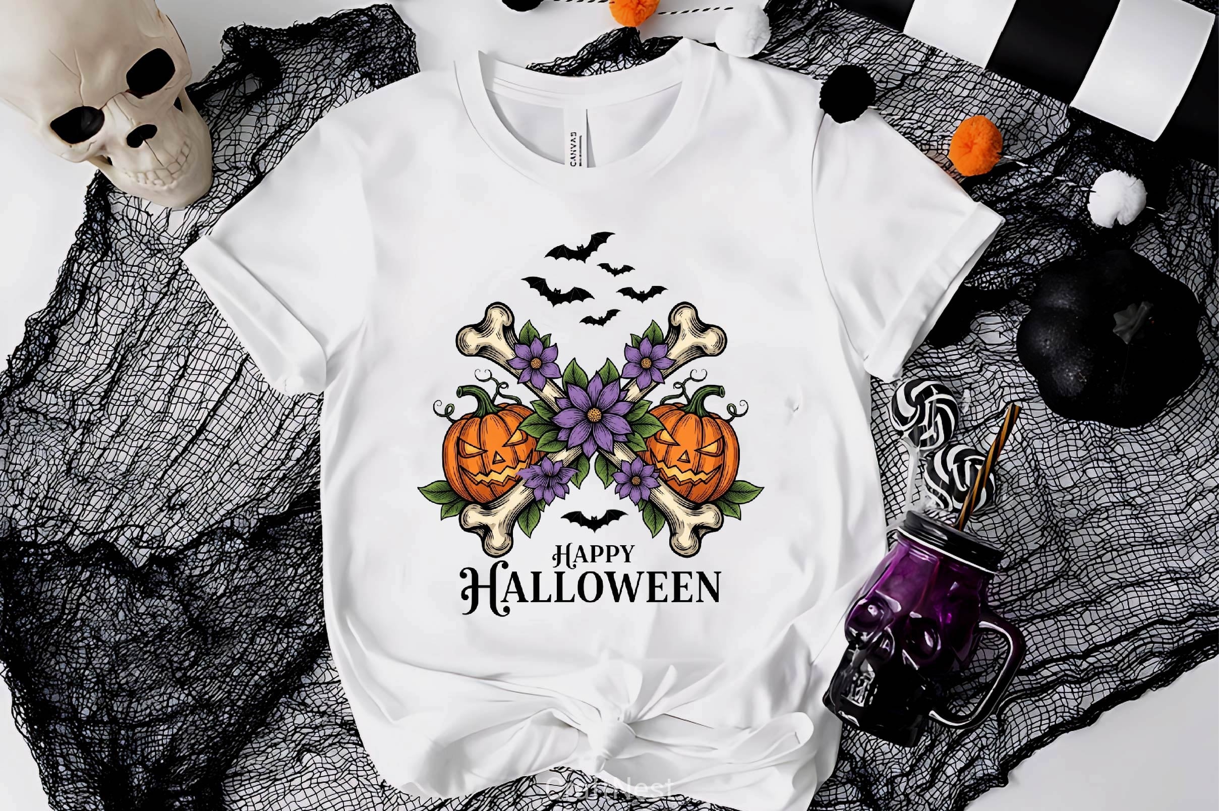 Skeleton Halloween Quote Clipart Bundle 12 - CraftNest - Digital Crafting and Art