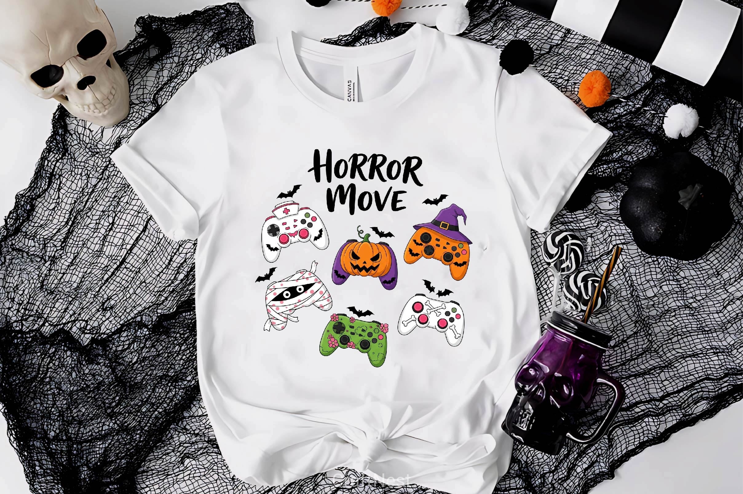 Groovy Halloween Clipart Bundle 23 - CraftNest - Digital Crafting and Art