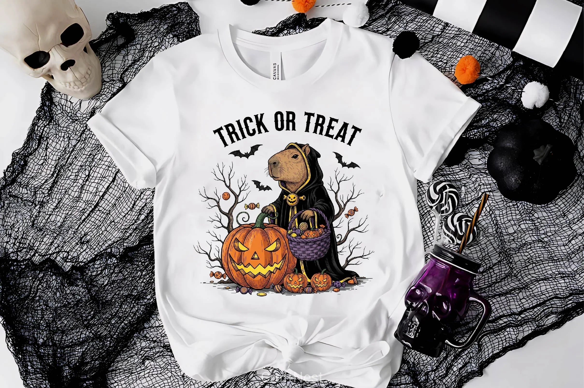 Halloween Capybara Clipart Bundle 10 - CraftNest - Digital Crafting and Art