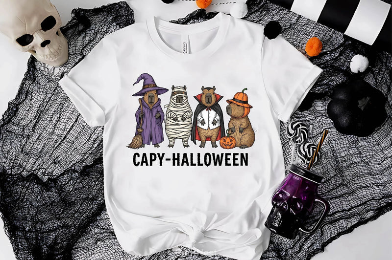 Halloween Capybara Clipart Bundle13 - CraftNest - Digital Crafting and Art