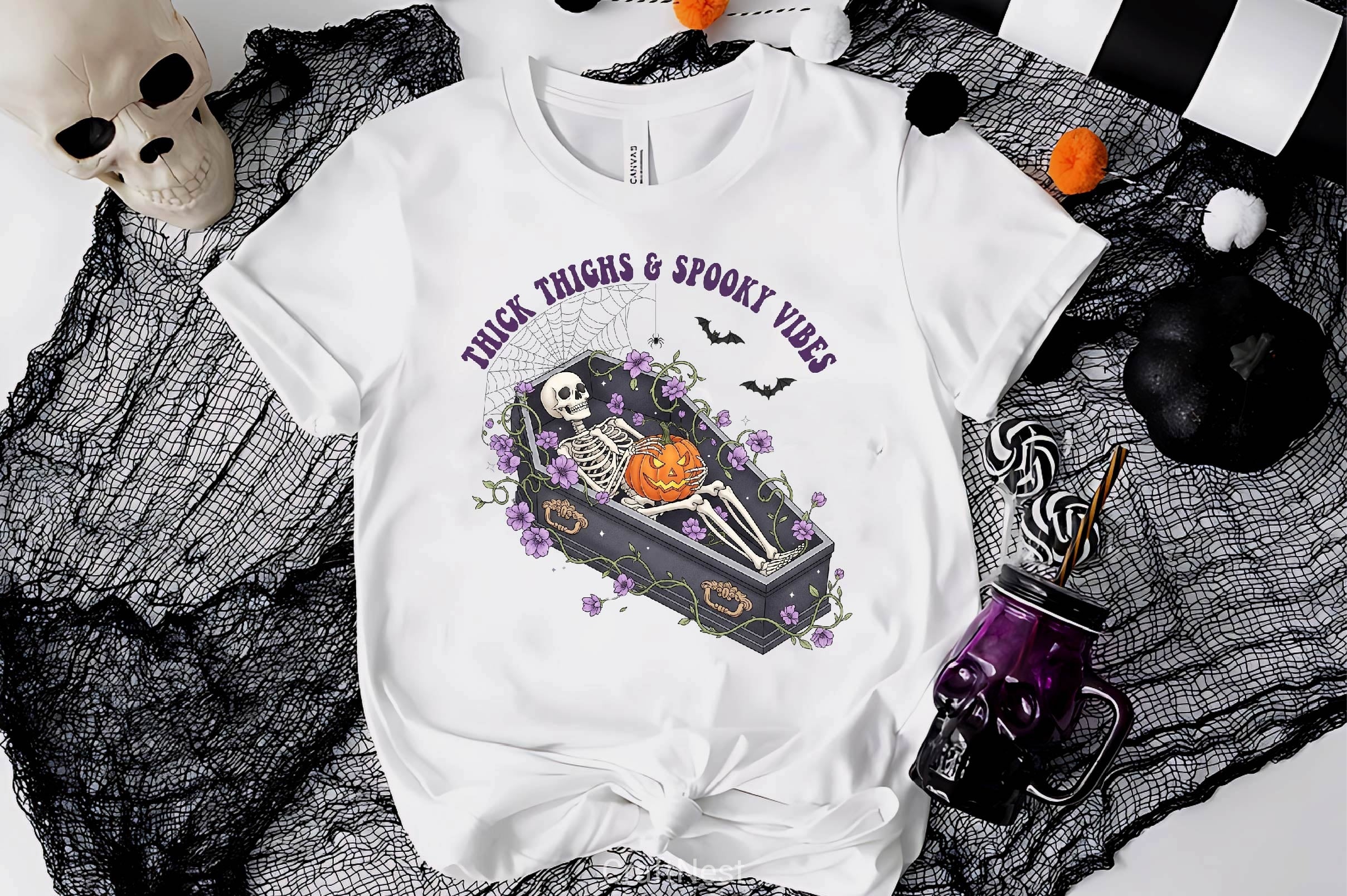 Skeleton Halloween Quote Clipart Bundle 6 - CraftNest - Digital Crafting and Art