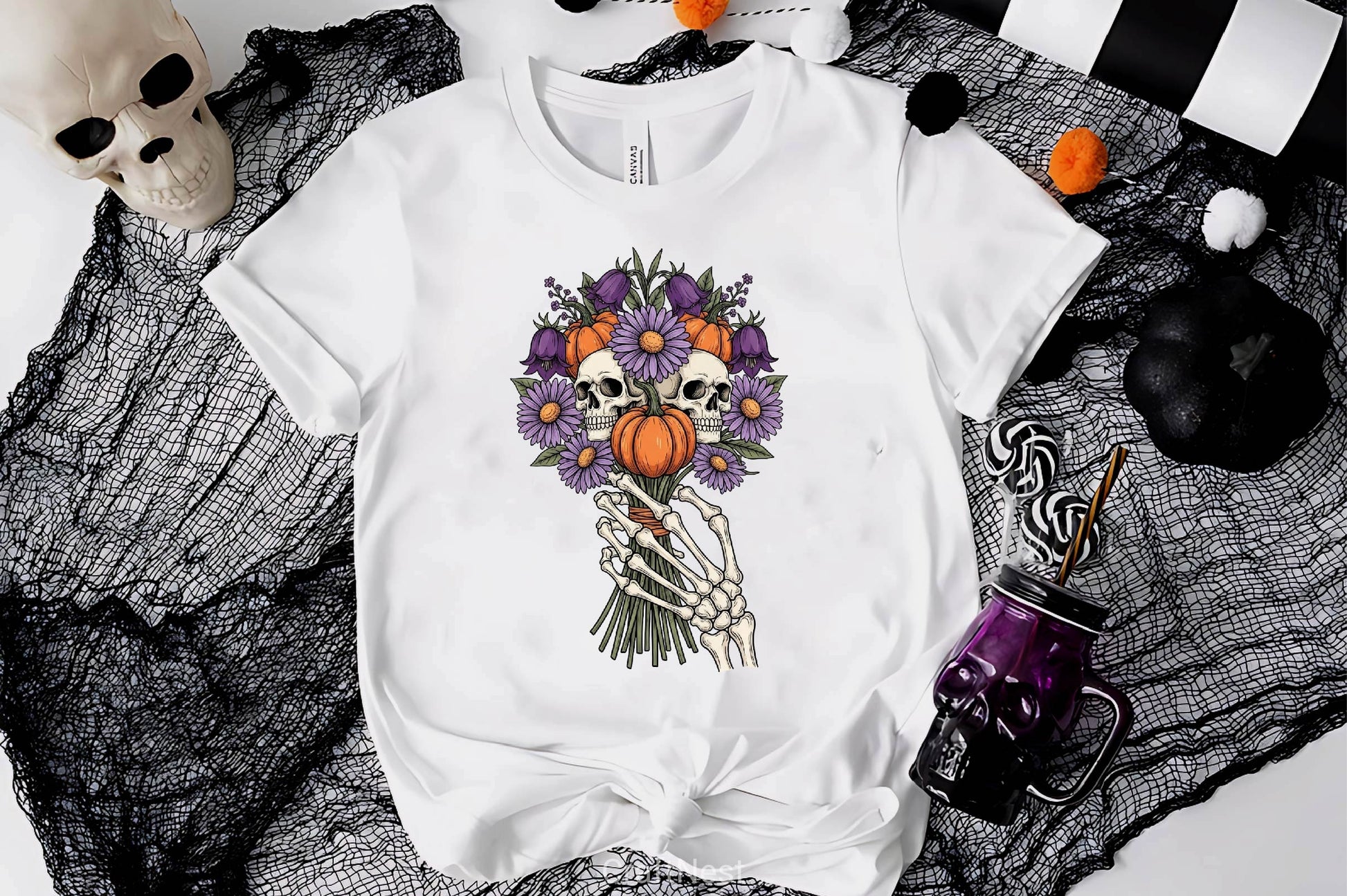 Skeleton Halloween Quote Clipart Bundle 7 - CraftNest - Digital Crafting and Art