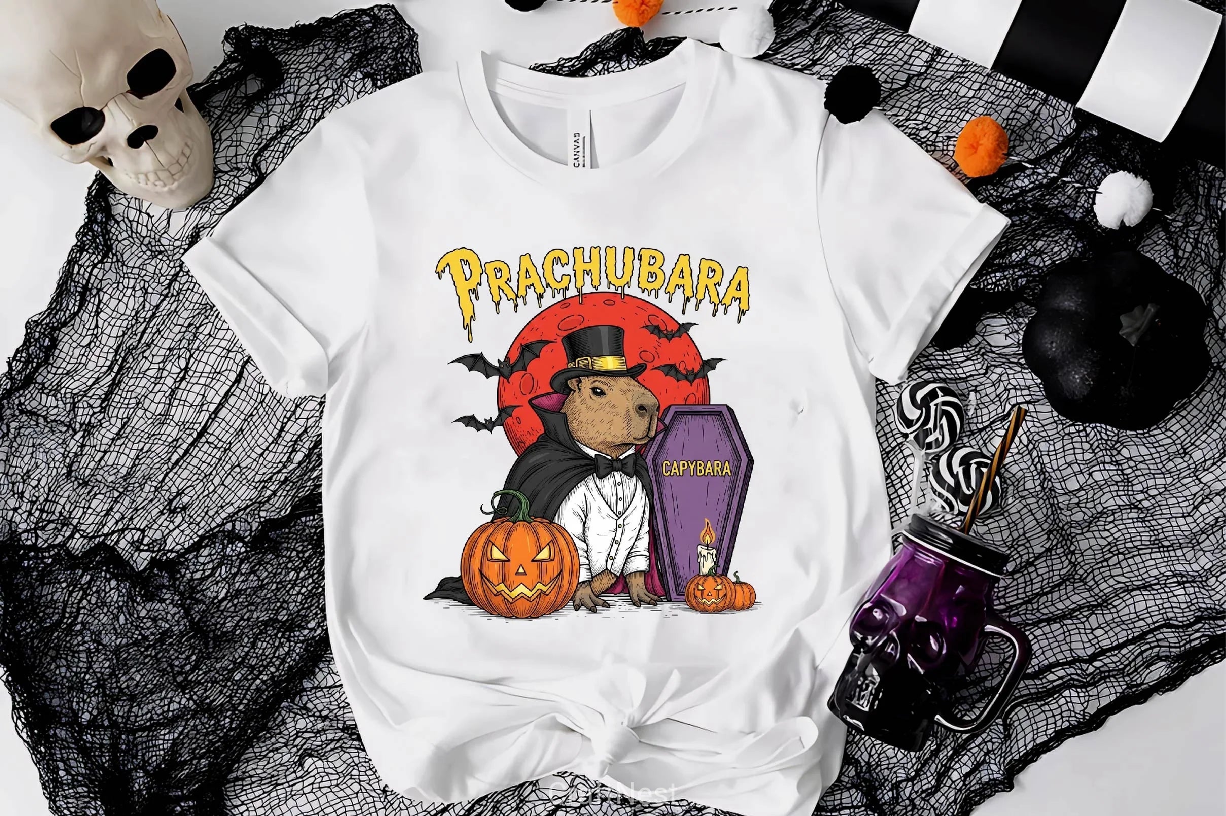 Halloween Capybara Clipart Bundle 4 - CraftNest - Digital Crafting and Art