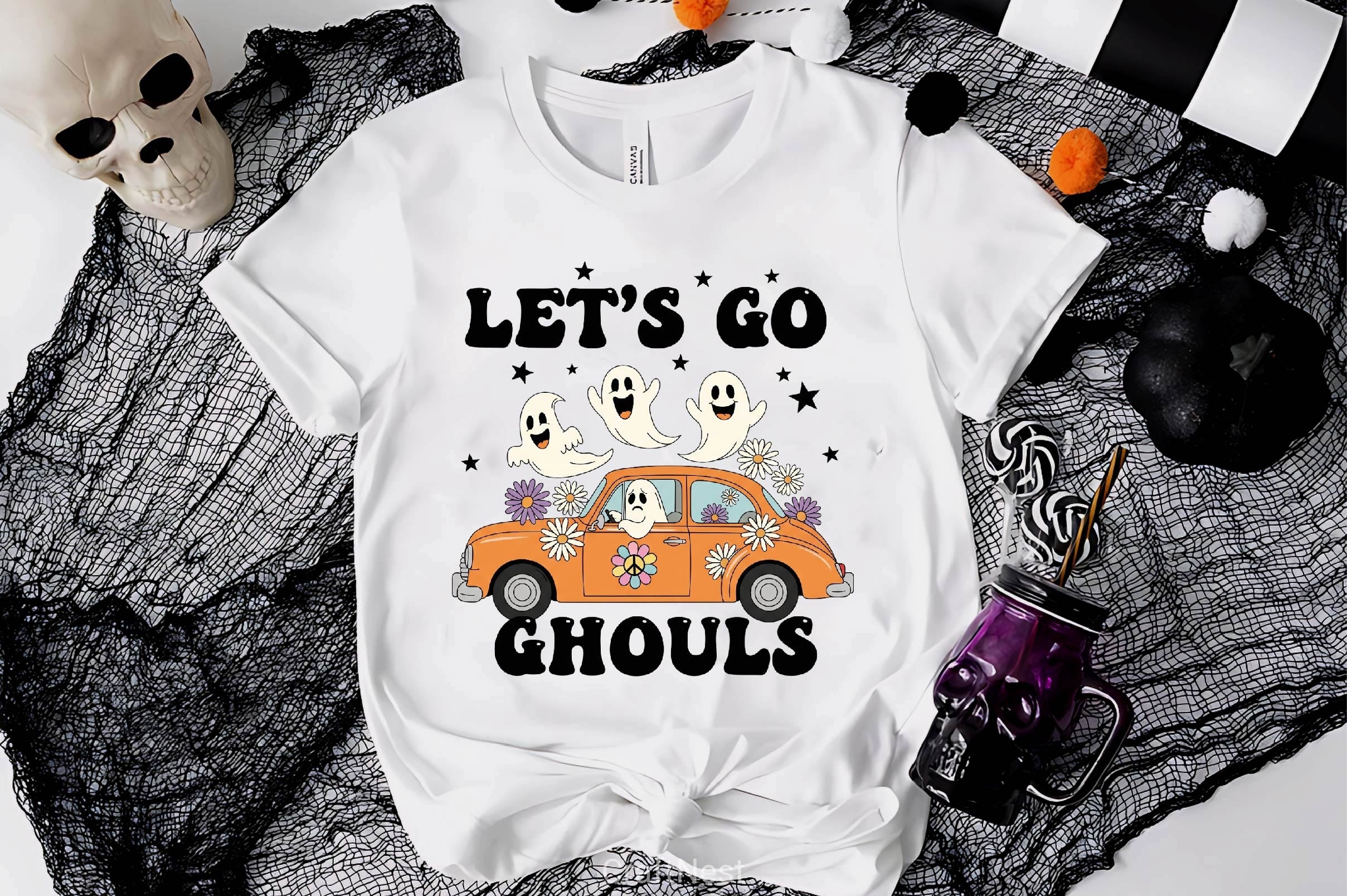 Groovy Halloween Clipart Bundle 16 - CraftNest - Digital Crafting and Art