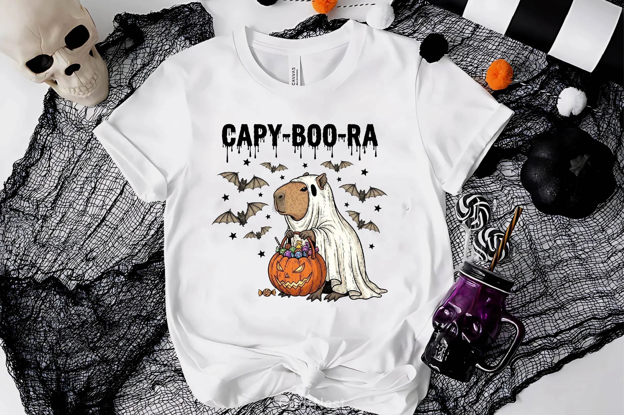 Halloween Capybara Clipart Bundle 12 - CraftNest - Digital Crafting and Art